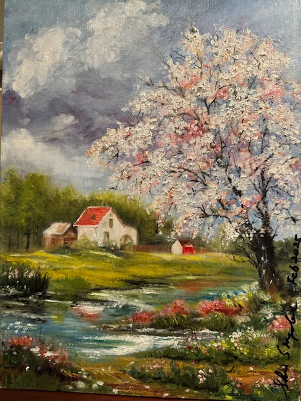 farm cherry blossoms
